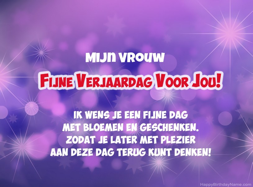 Mooie foto's voor Happy Birthday Mijn Vrouw