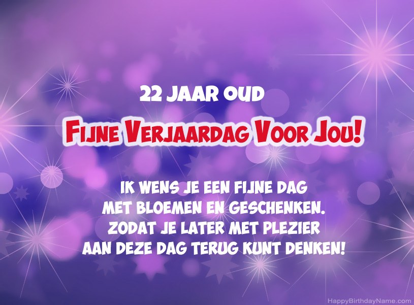 Mooie foto's voor Happy Birthday 22-jarige man