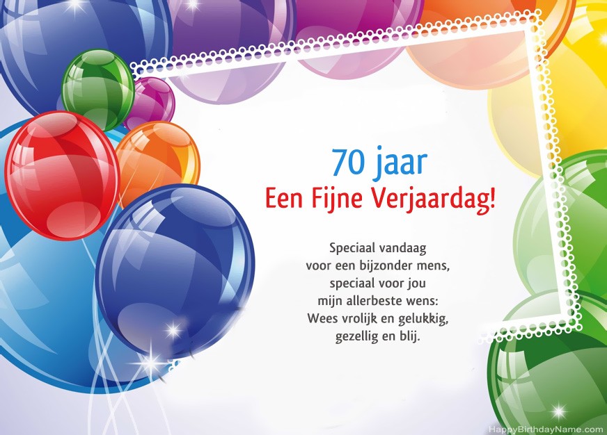 70 jaar oude man Fijne verjaardag! 70 jaar oude man Fijne verjaardag!