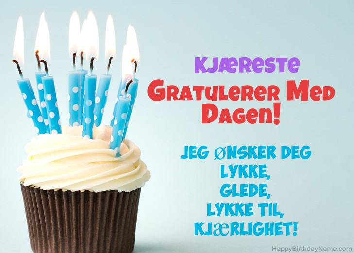Gratulerer så mye med dagen Gratulerer med dagen Kjæreste