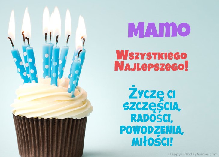 Gratulacje z okazji urodzin Mamo