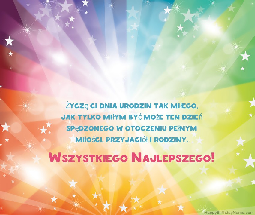 Piękne kartki z okazji urodzin