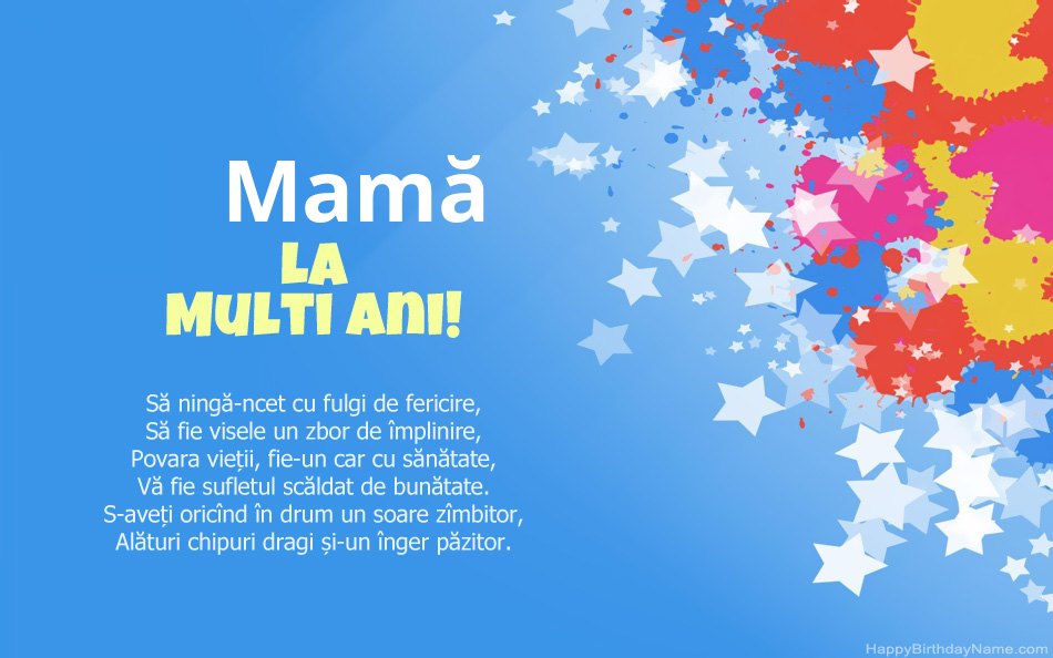 Felicitări pentru ziua de naștere Mamă Felicitări pentru ziua de naștere Mamă