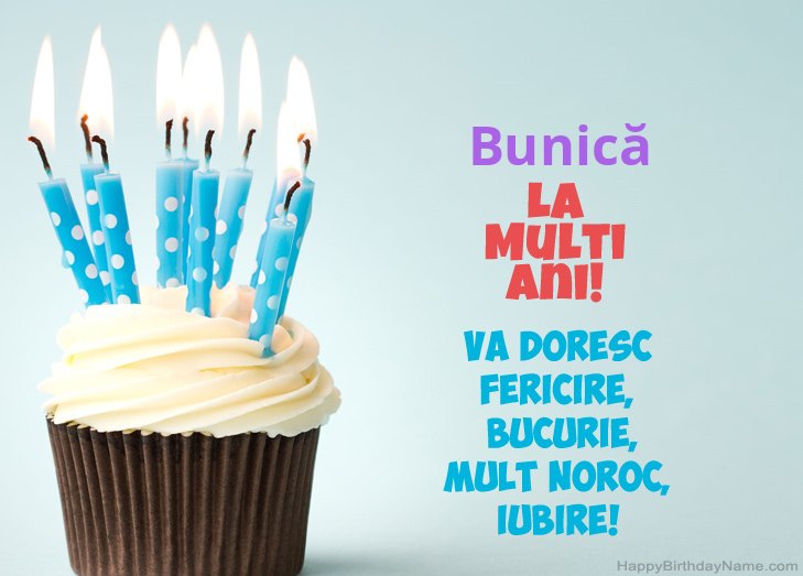 Felicitări pentru ziua de naștere fericită Bunică Felicitări pentru ziua de naștere fericită Bunică