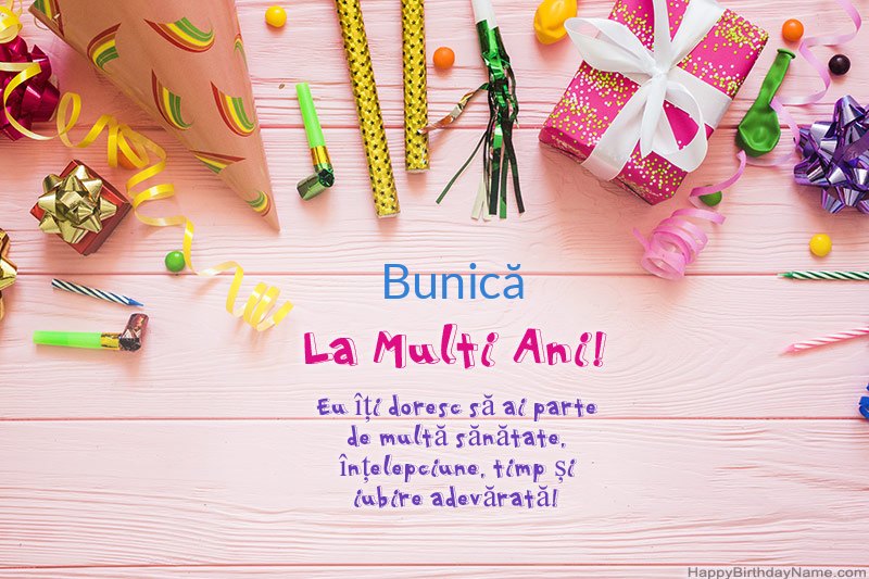 Descărcați gratuit cardul Happy Birthday Bunică Descărcați gratuit cardul Happy Birthday Bunică