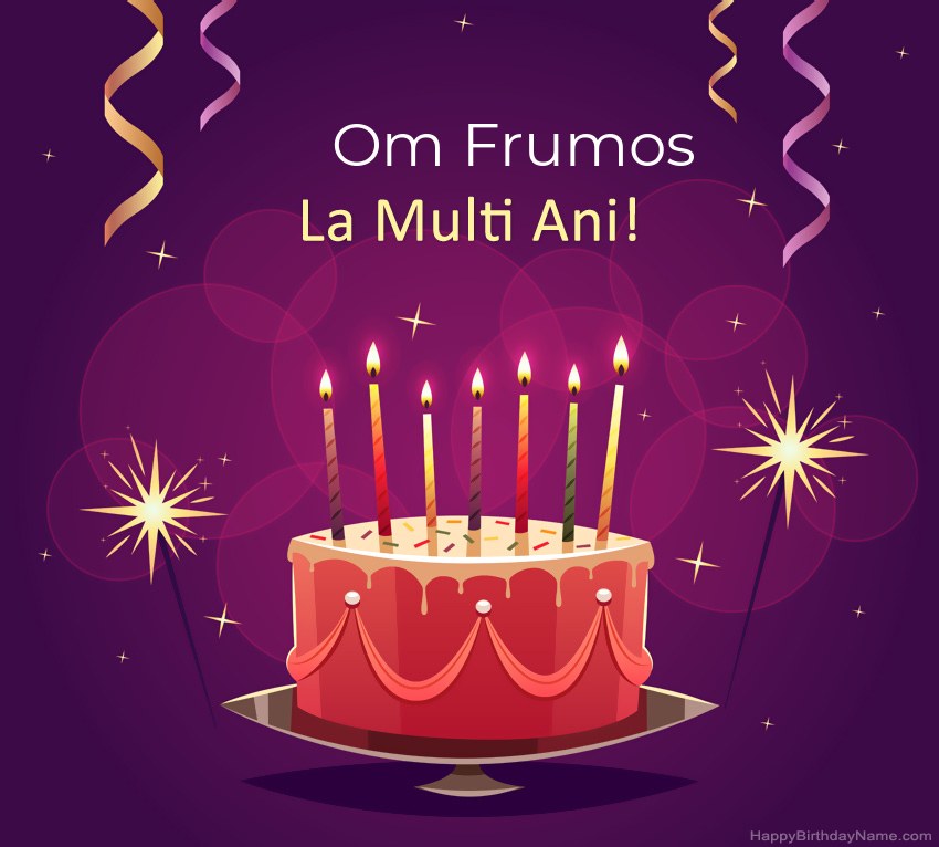 Bilder mit Namen Om Frumos