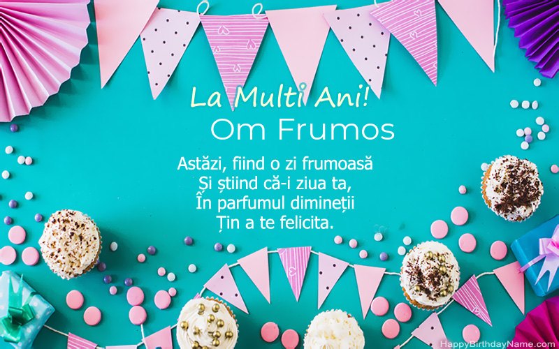 La multi ani Om Frumos, imagini frumoase La multi ani Om Frumos, imagini frumoase