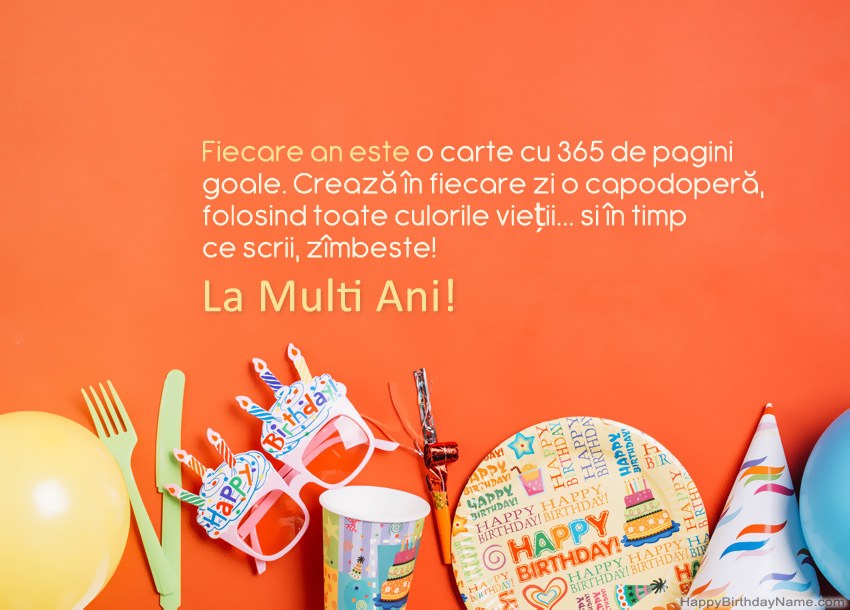 Felicitări la mulți ani