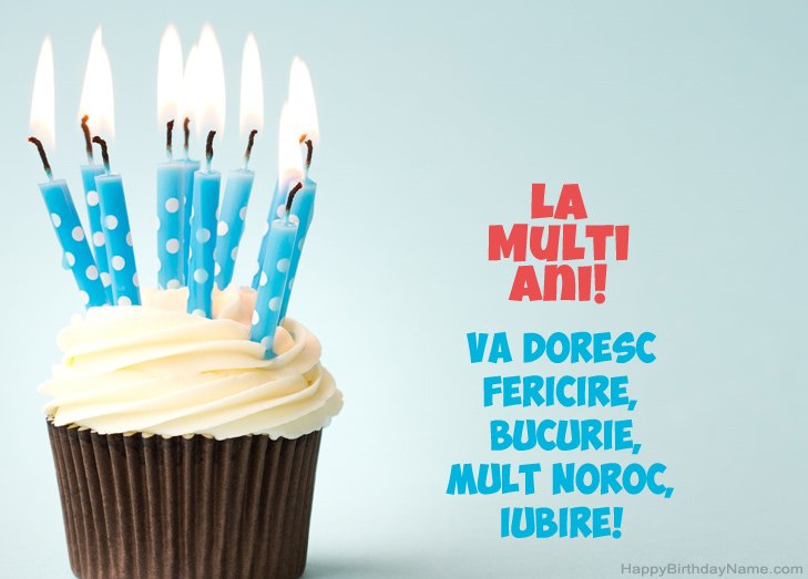 Felicitări pentru La mulți ani