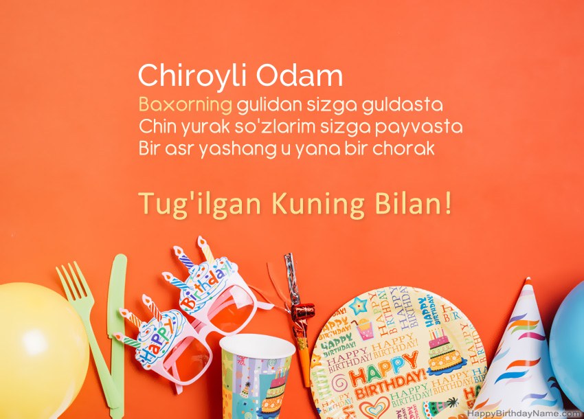 Chiroyli Odam Happy Birthday kartalari Chiroyli Odam Happy Birthday kartalari