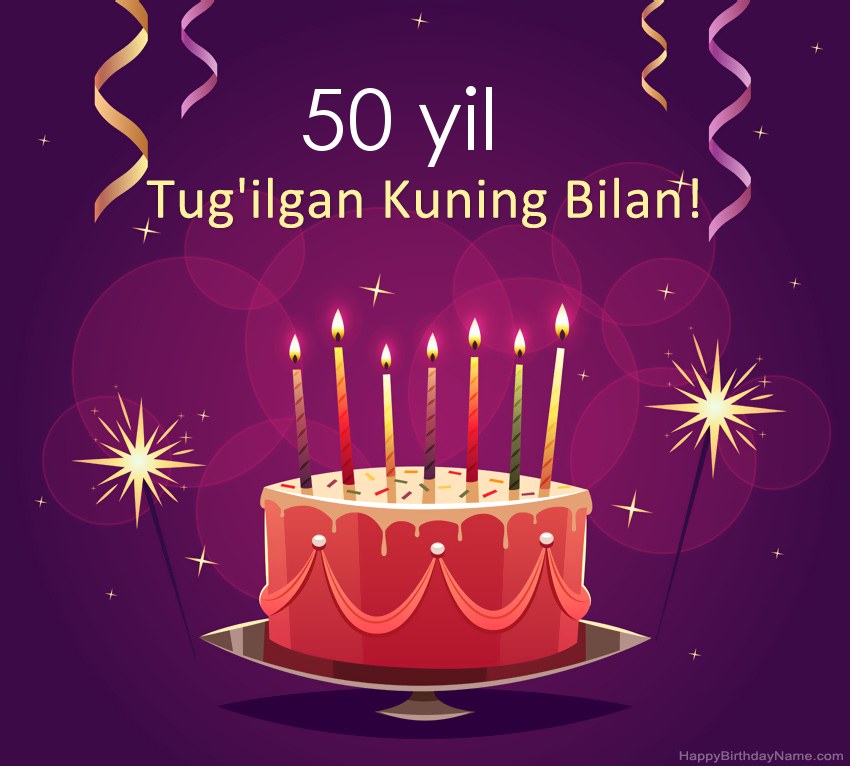 Tug'ilgan kuningiz uchun 50 yoshli odam rasmlari uchun kulgili tabriklar