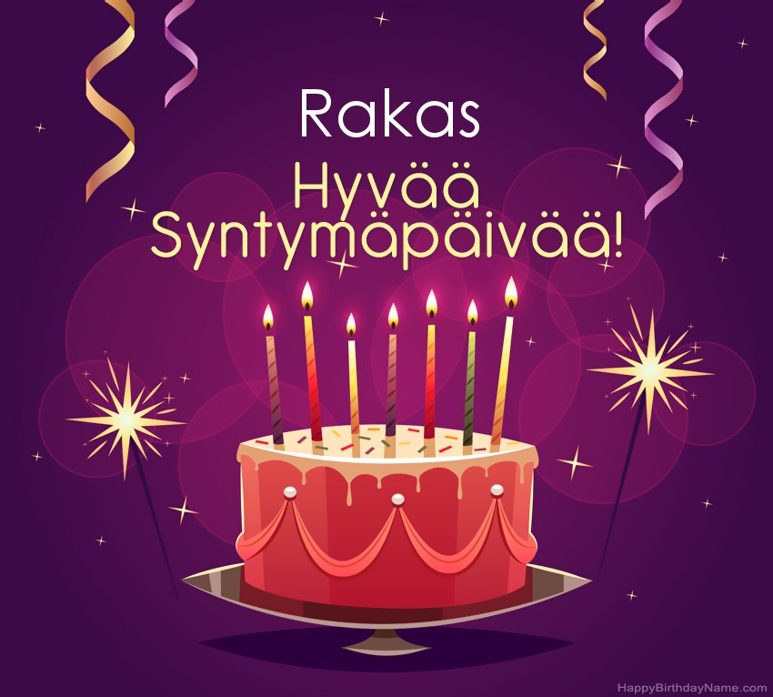 Hauska tervehdys hyvää syntymäpäivää varten Rakas -kuville