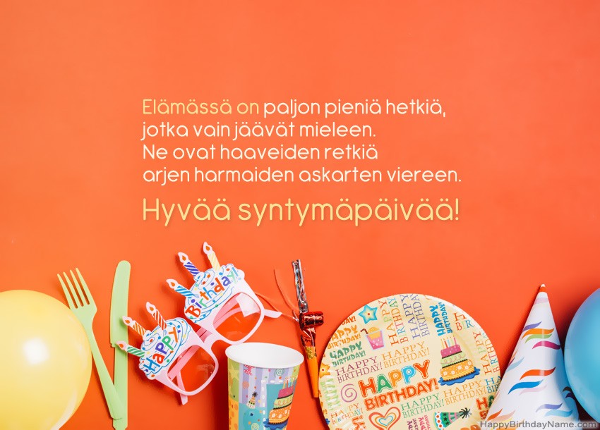 Hyvää syntymäpäivää
