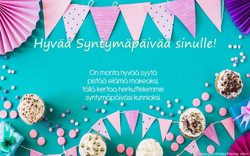 Hyvää syntymäpäivää, kauniita kuvia