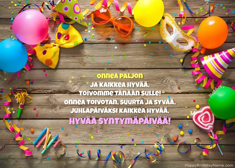 Hyvää syntymäpäivää kuva