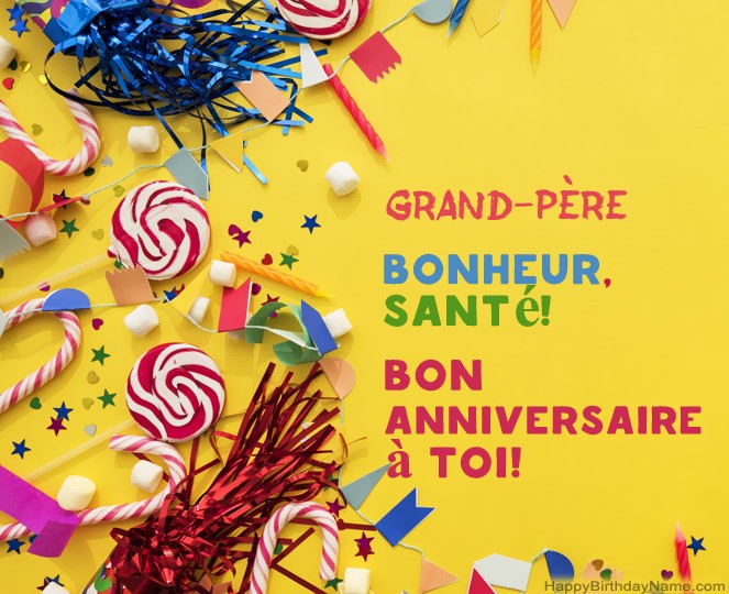 Grand-Père photos de joyeux anniversaire