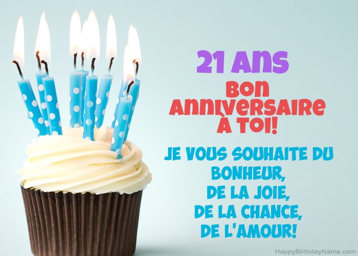 Félicitations pour joyeux anniversaire Garçon de 21 ans Félicitations pour joyeux anniversaire Garçon de 21 ans