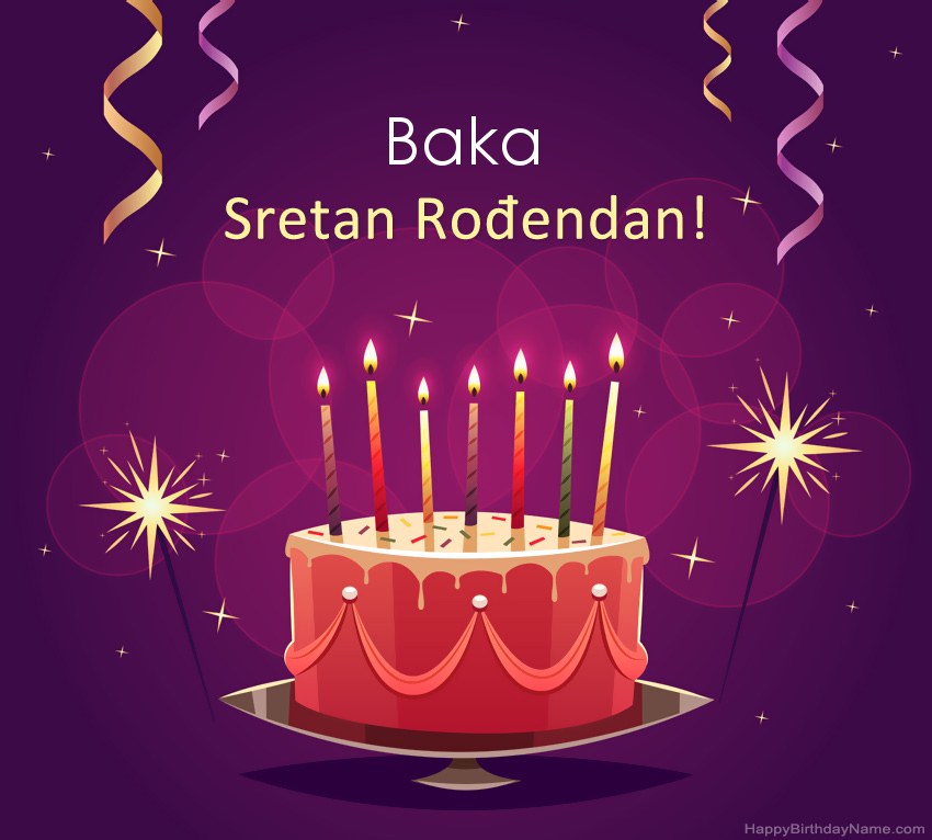 Smiješni pozdravi za slike rođendana Baka