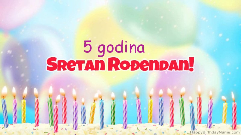 Smiješne čestitke za rođendan Dječak star 5 godina Smiješne čestitke za rođendan Dječak star 5 godina