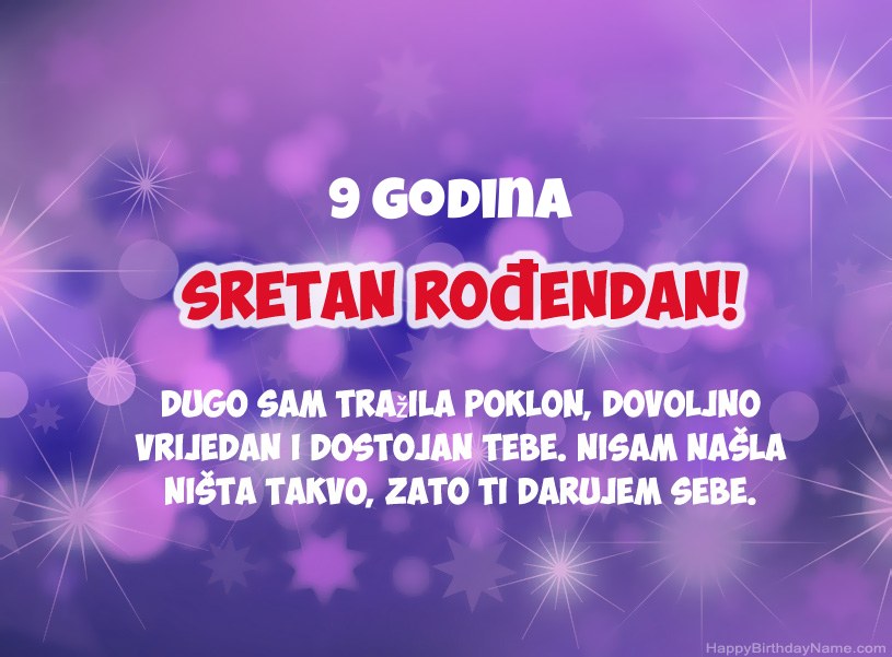 Prekrasne slike za Happy Birthday Dječak star 9 godina Prekrasne slike za Happy Birthday Dječak star 9 godina