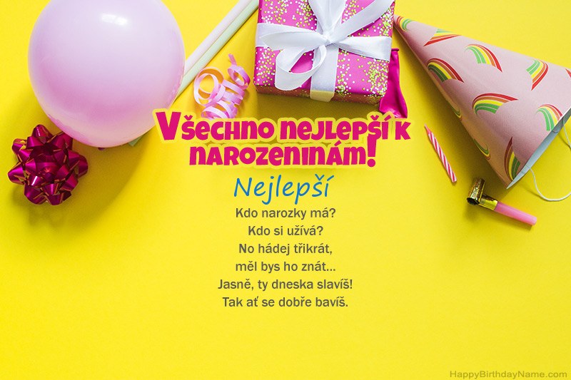 Všechno nejlepší k narozeninám Nejlepší v próze Všechno nejlepší k narozeninám Nejlepší v próze
