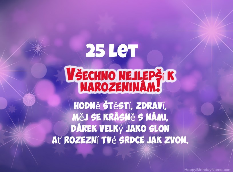 Krásné fotografie pro všechno nejlepší k narozeninám 25 letý muž