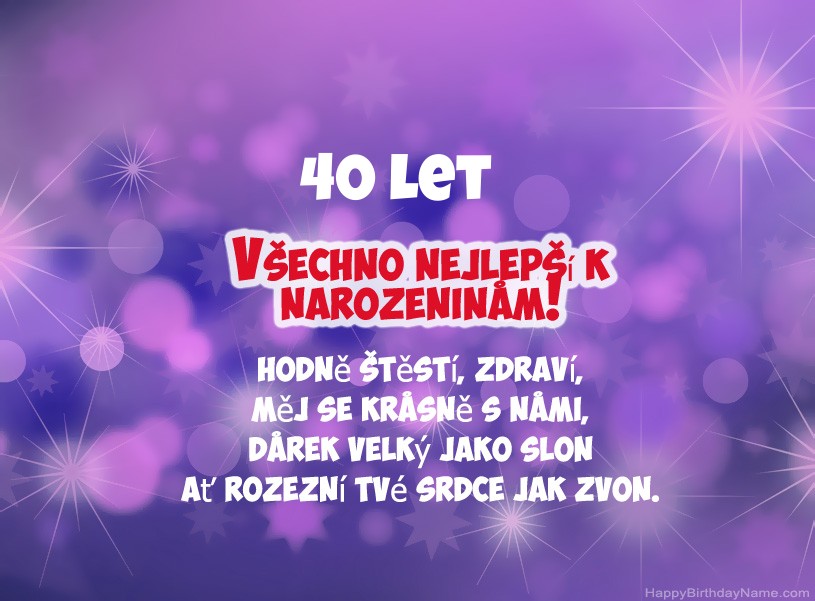 Krásné fotografie pro všechno nejlepší k narozeninám 40letý muž