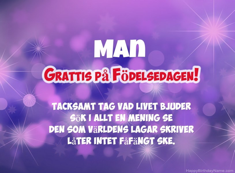 Vackra bilder för Happy Birthday Man