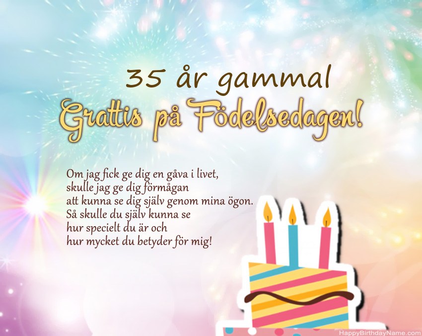 35 år gammal tjej Grattis på födelsedagen i vers 35 år gammal tjej Grattis på födelsedagen i vers