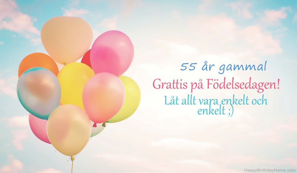Grattis på födelsedagen 55 år gammal kvinna-bilder