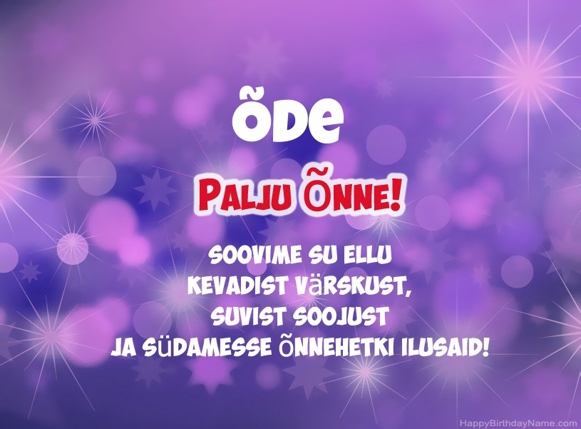 Ilusaid pilte palju õnne sünnipäevaks Õde Ilusaid pilte palju õnne sünnipäevaks Õde