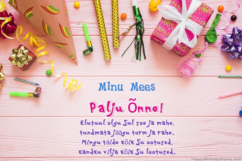 Laadige alla palju õnne sünnipäevaks Minu Mees