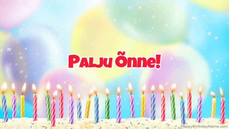 Naljakad palju õnne sünnipäevaks