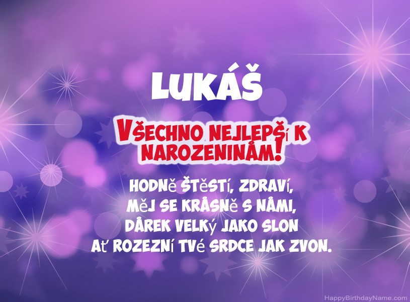 Krásné fotografie k narozeninám Lukáš