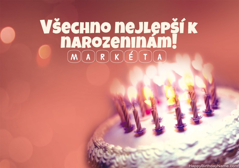 Všechno nejlepší k narozeninám Markéta obrázky