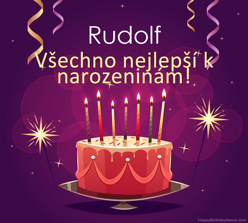 Legrační pozdravy pro všechno nejlepší k narozeninám Rudolf obrázky Legrační pozdravy pro všechno nejlepší k narozeninám Rudolf obrázky