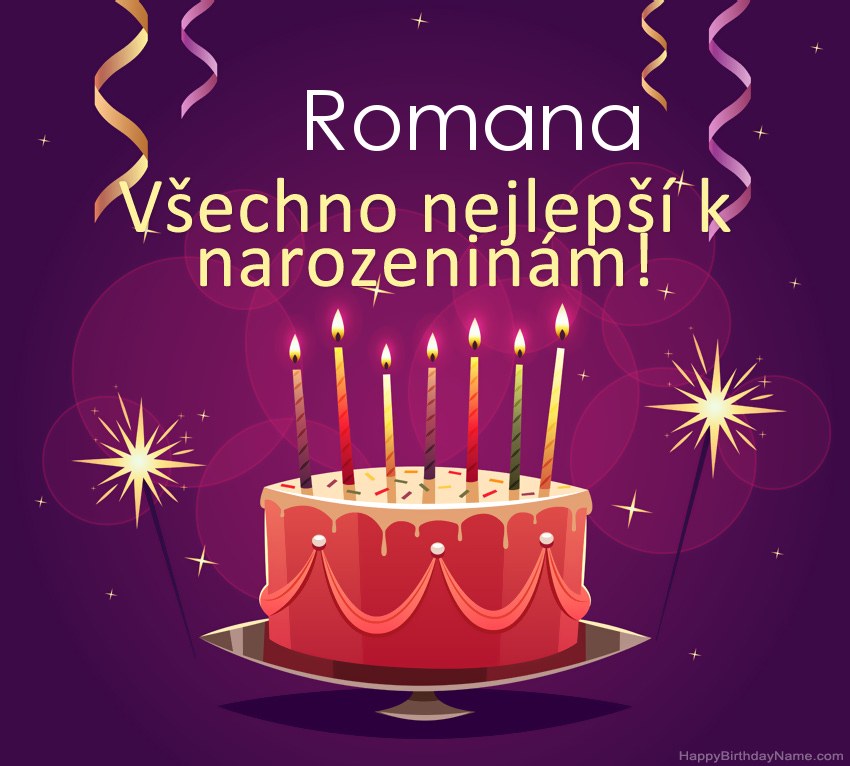 Legrační pozdravy pro všechno nejlepší k narozeninám Romana obrázky