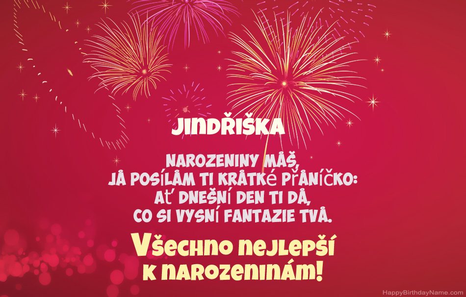 Krásné a veselé narozeniny Jindřiška, krásné básně Krásné a veselé narozeniny Jindřiška, krásné básně
