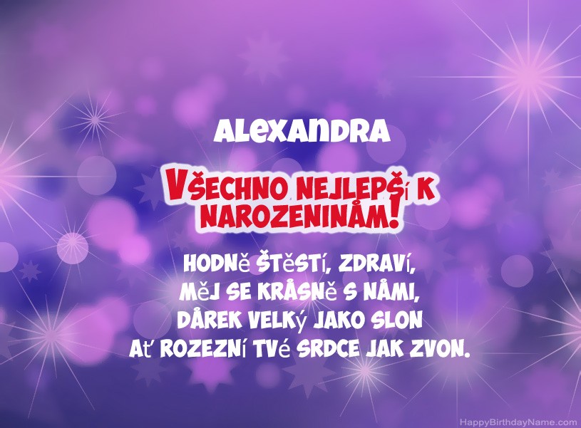 Krásné fotografie k narozeninám Alexandra