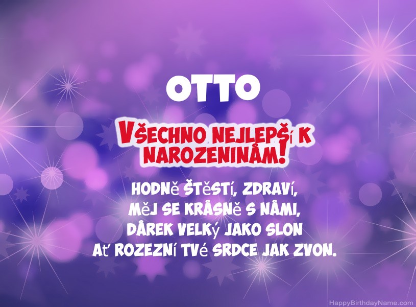 Krásné fotografie k narozeninám Otto