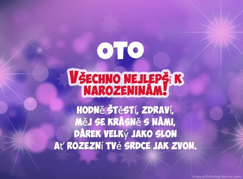 Krásné fotografie k narozeninám Oto