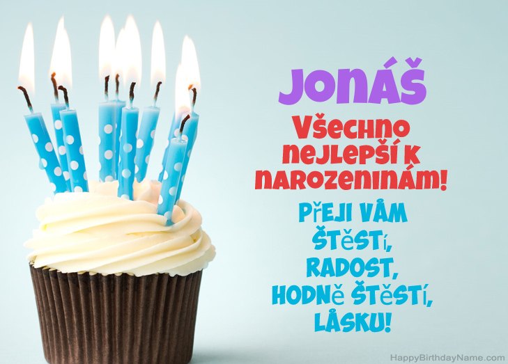 Blahopřejeme k narozeninám Jonáš Blahopřejeme k narozeninám Jonáš