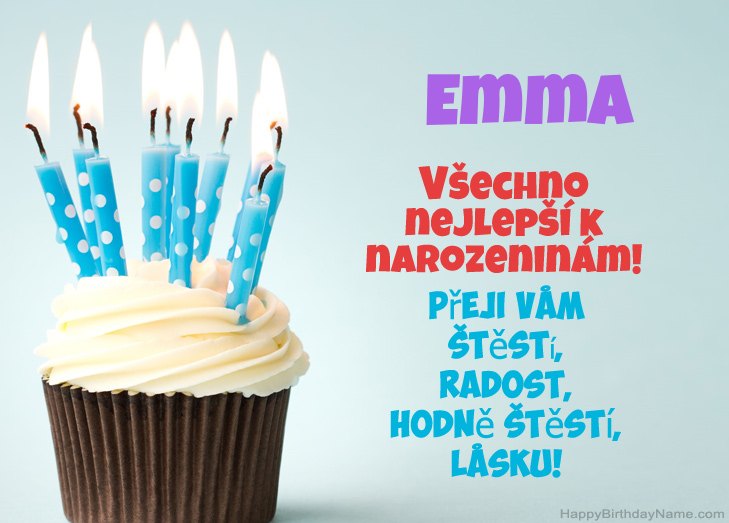 Blahopřejeme k narozeninám Emma