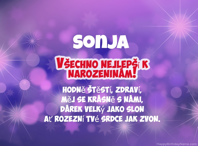 Krásné fotografie k narozeninám Sonja Krásné fotografie k narozeninám Sonja