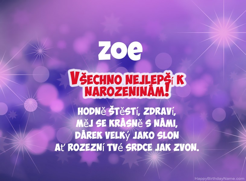 Krásné fotografie k narozeninám Zoe Krásné fotografie k narozeninám Zoe