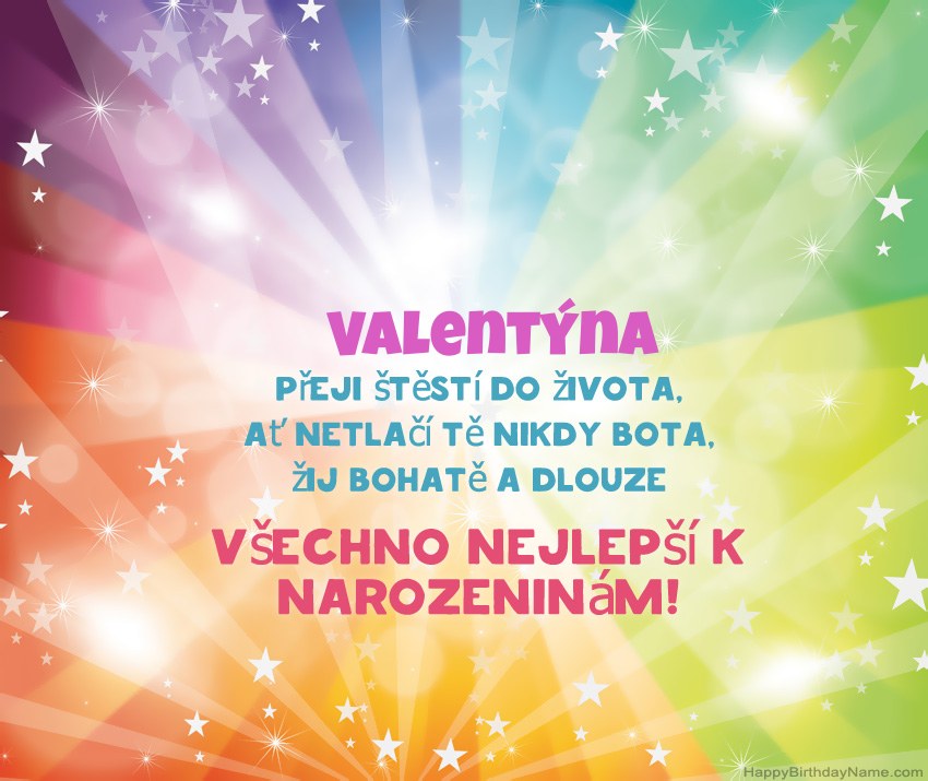 Krásné blahopřání k narozeninám pro Valentýna Krásné blahopřání k narozeninám pro Valentýna