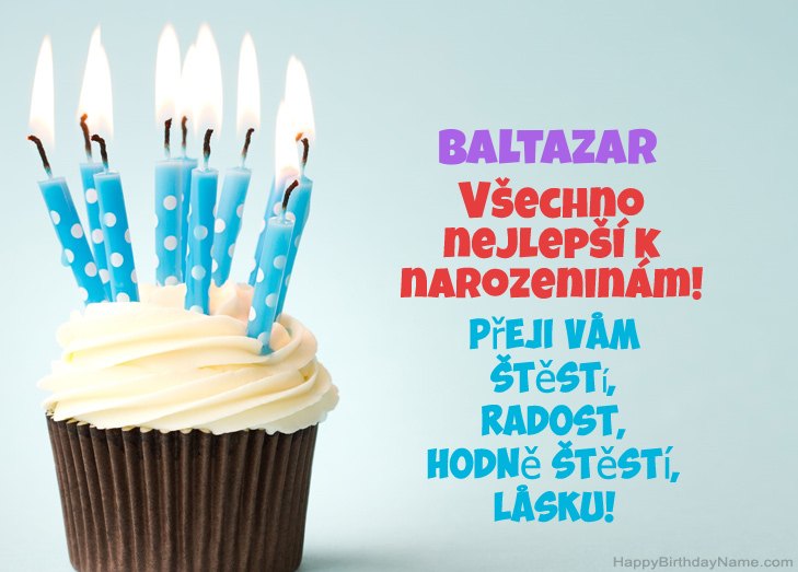 Blahopřejeme k narozeninám Baltazar