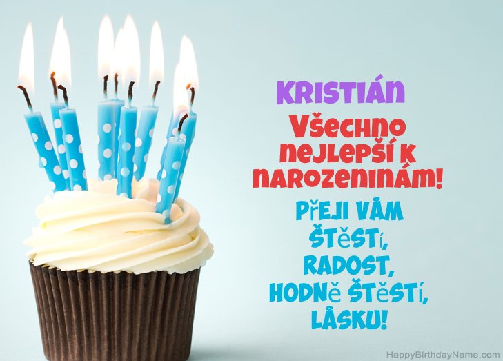 Blahopřejeme k narozeninám Kristián Blahopřejeme k narozeninám Kristián