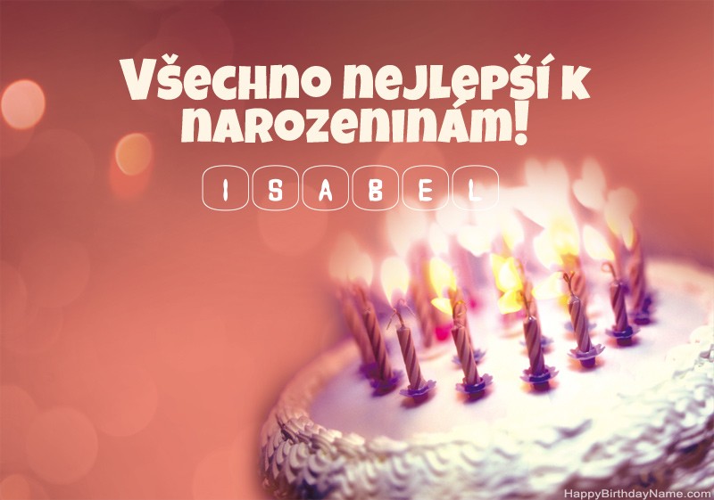 Všechno nejlepší k narozeninám Isabel obrázky Všechno nejlepší k narozeninám Isabel obrázky