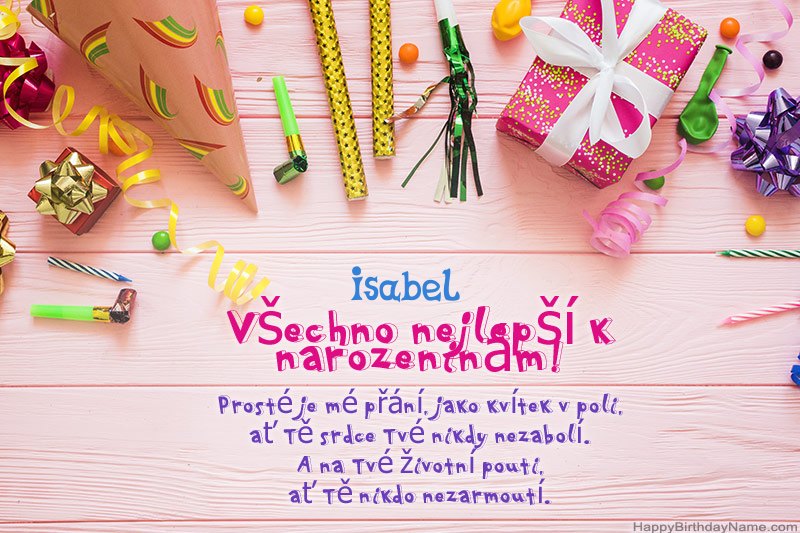 Stáhněte si všechno nejlepší k narozeninám Isabel zdarma Stáhněte si všechno nejlepší k narozeninám Isabel zdarma